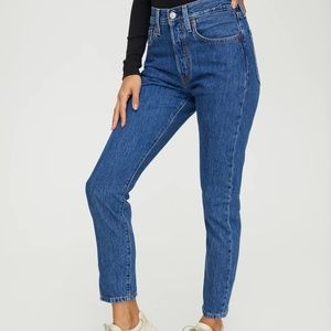 LEVI'S 501® SKINNY WOMEN'S JEANS Sansome Stonewash - Dark Wash